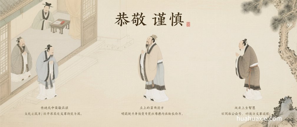 【神传文化】恭敬　谨慎