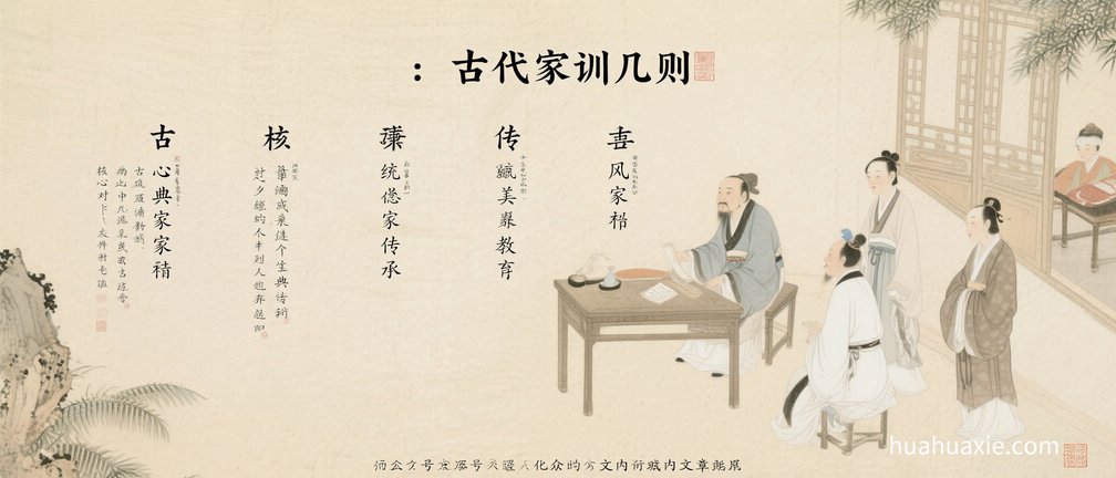 神传文化：古代家训几则
