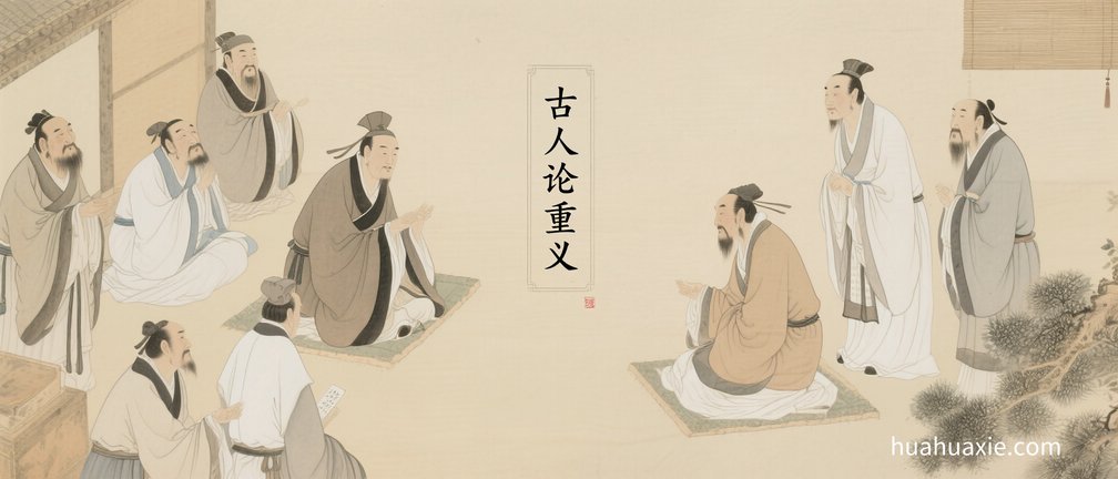 【神传文化】古人论重义