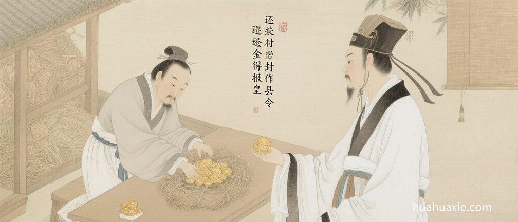 【神传文化】还金得福报　皇封作县令