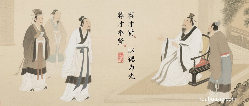 【神传文化】荐才举贤　以德为先