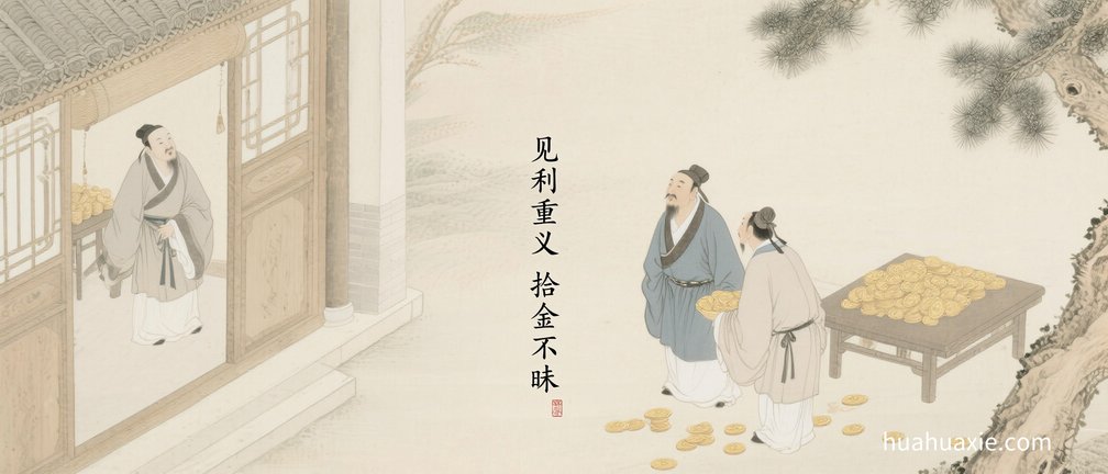 【神传文化】见利重义　拾金不昧