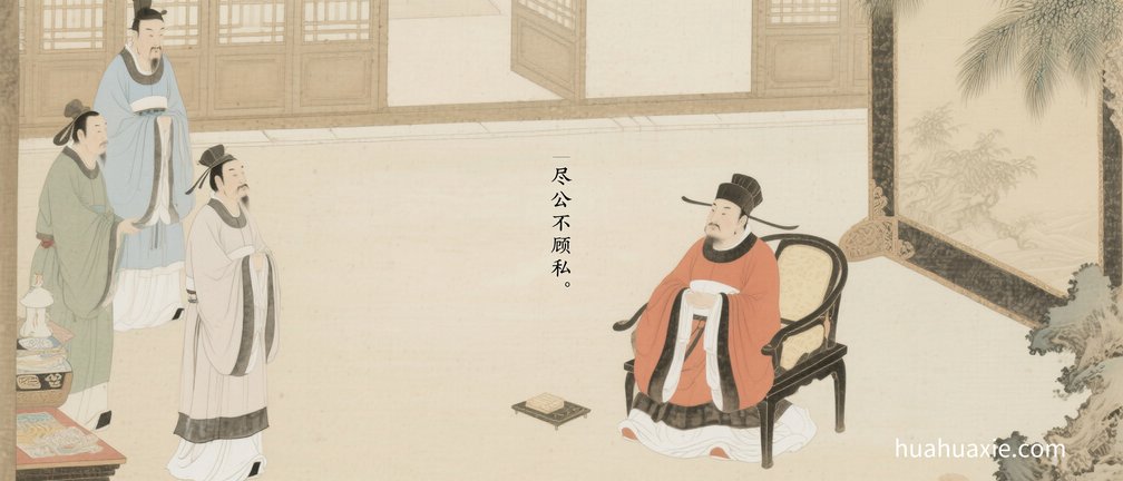 【神传文化】尽公不顾私