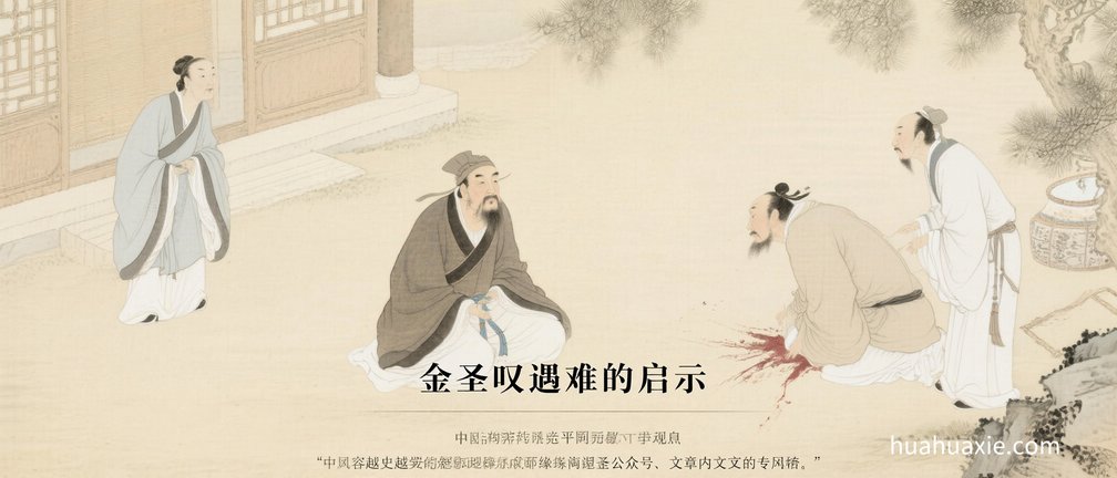 【神传文化】金圣叹遇难的启示