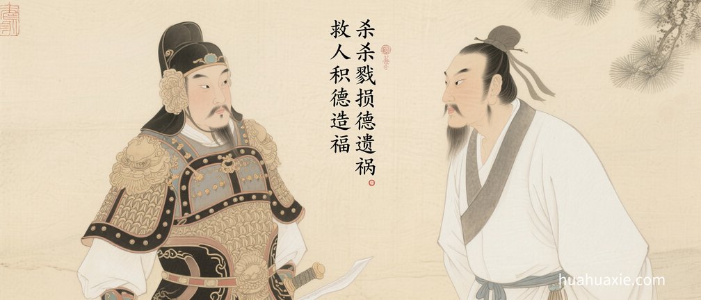 【神传文化】救人积德造福　杀戮损德遗祸