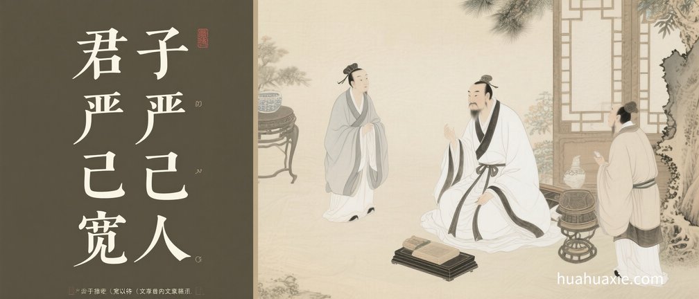 【神传文化】君子严己宽人