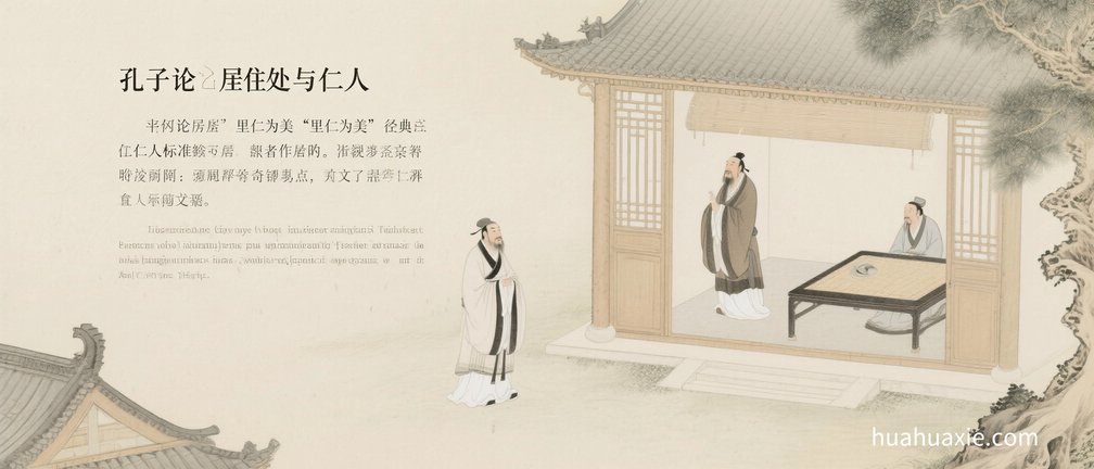 【神传文化】孔子论住处与仁人