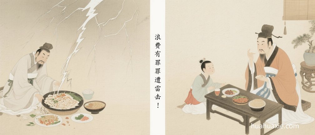 【神传文化】浪费有罪遭雷击