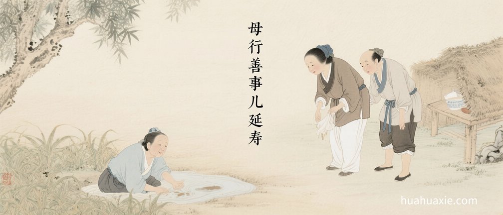 【神传文化】母行善事儿延寿