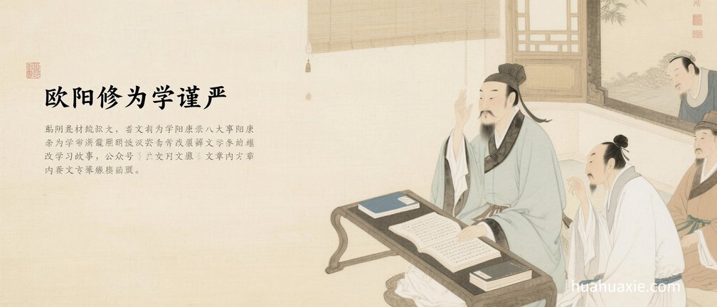 【神传文化】欧阳修为学谨严