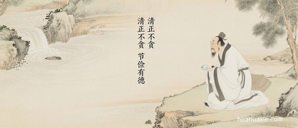 【神传文化】清正不贪　节俭有德