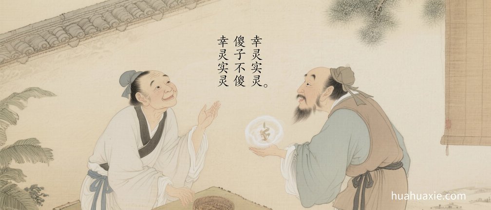 【神传文化】傻子不傻，幸灵实灵
