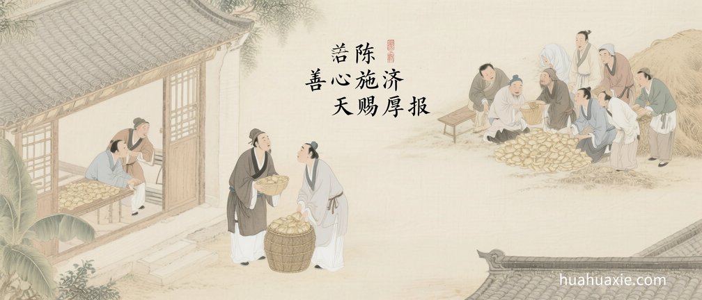 【神传文化】善心施济　天赐厚报