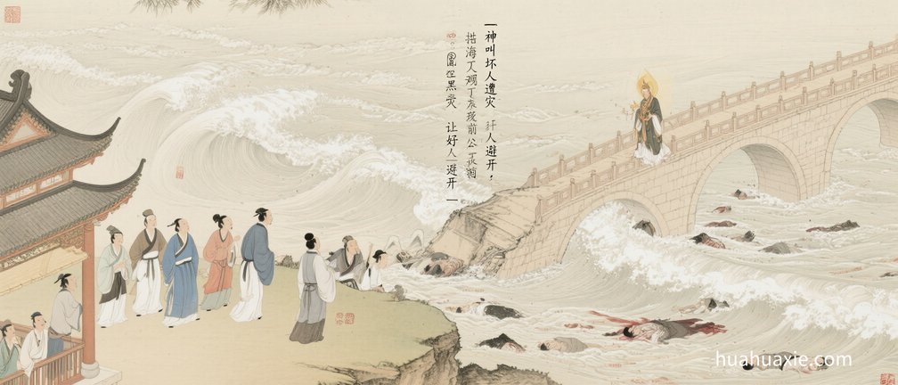 【神传文化】神叫坏人遭灾，让好人避开