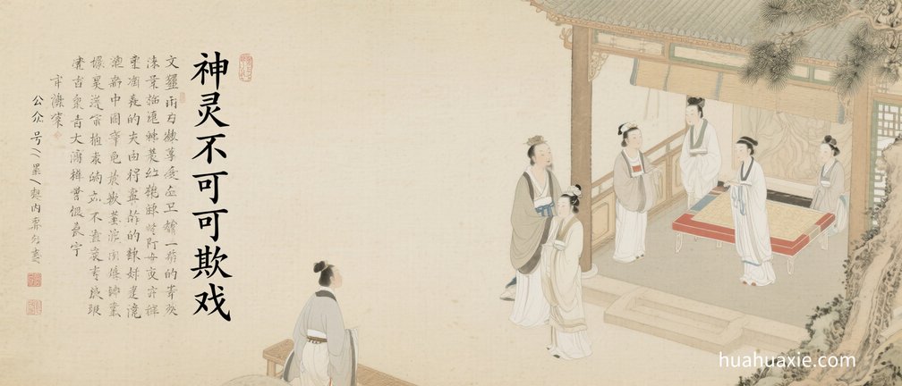 【神传文化】神灵不可欺戏