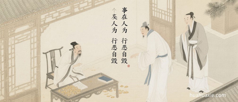 【神传文化】事在人为　行恶自毁