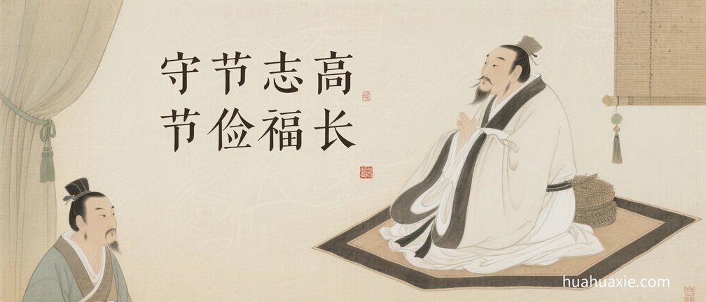 【神传文化】守节志高　节俭福长