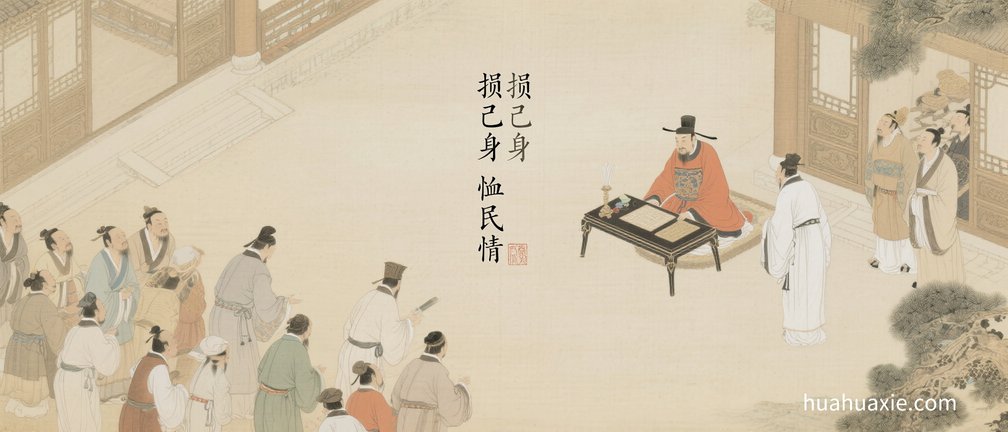 【神传文化】损己身　恤民情