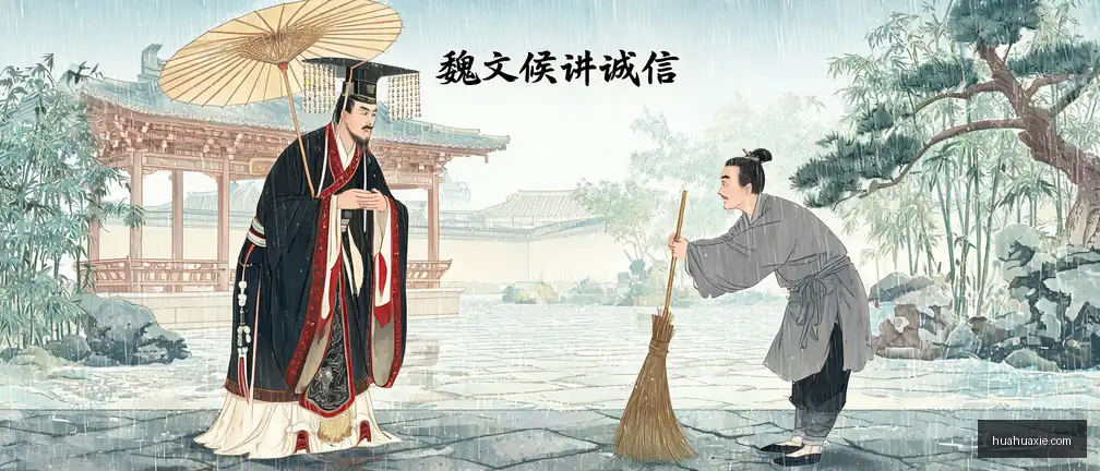 【神传文化】魏文侯讲诚信