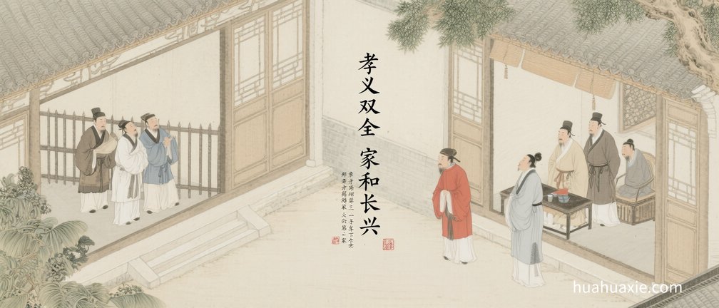 【神传文化】孝义双全　家和长兴
