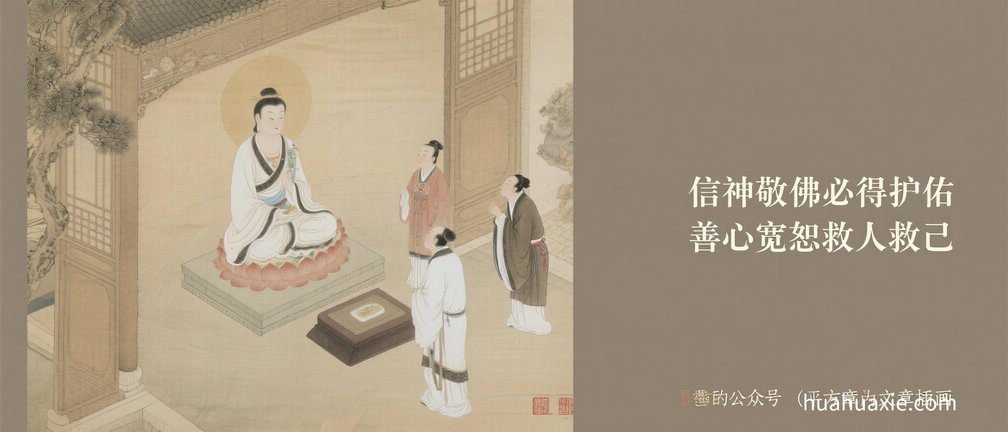 【神传文化】信神敬佛必得护佑　善心宽恕救人救己