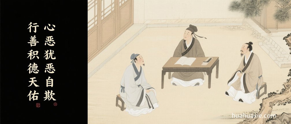 【神传文化】行善积德天佑　心恶犹恶自欺