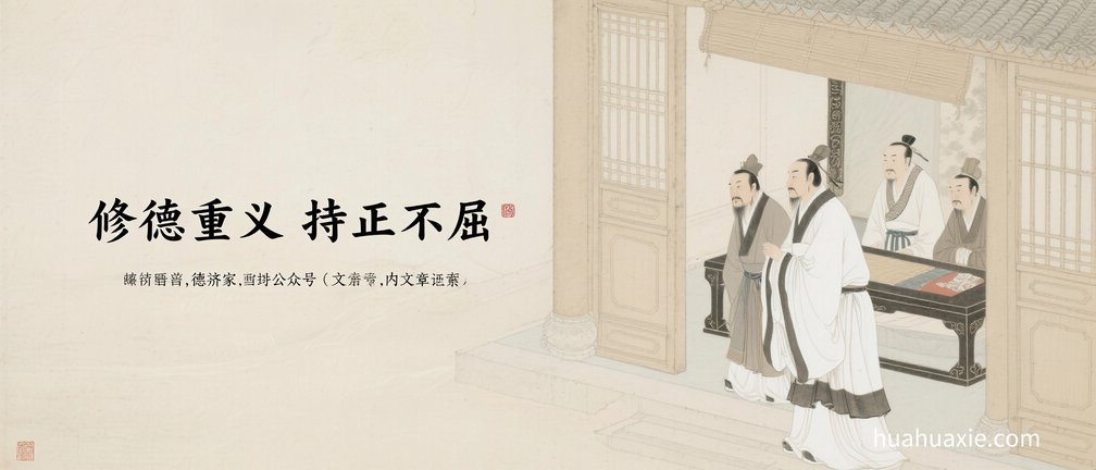 【神传文化】修德重义　持正不屈