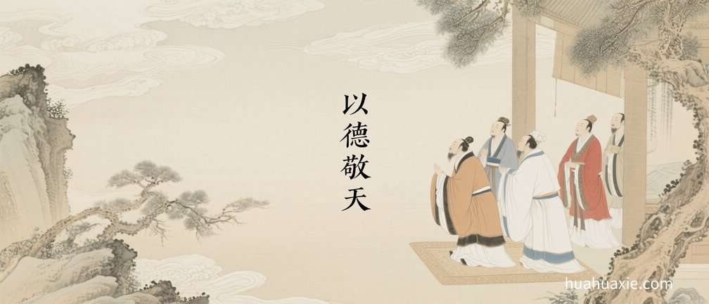 【神传文化】以德敬天