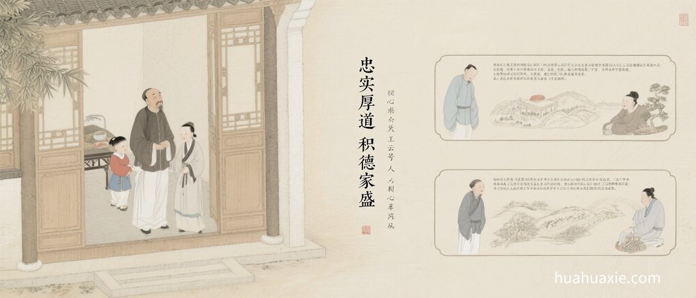 【神传文化】忠实厚道　积德家盛
