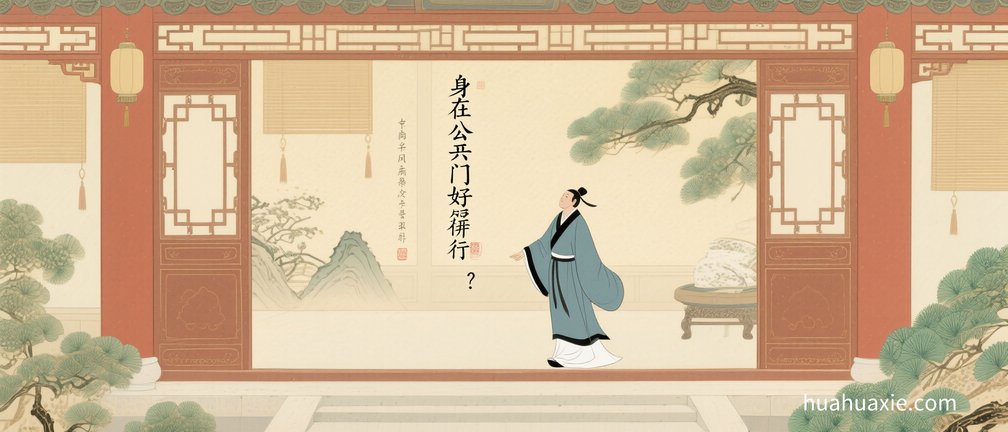 “身在公门好修行”