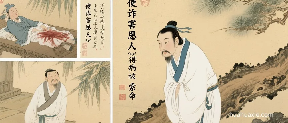 使诈害恩人　得病被索命