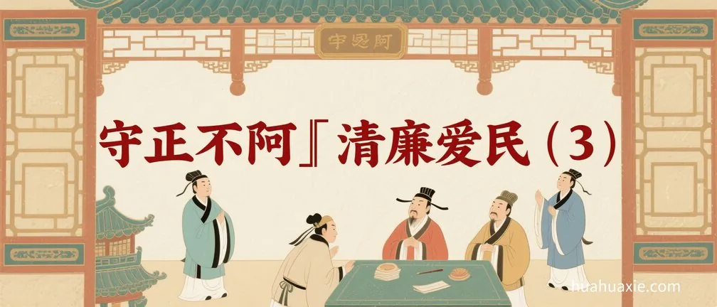 守正不阿　清廉爱民（3）
