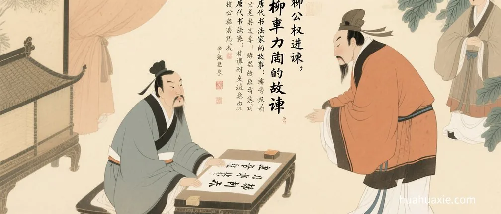 唐代书法家的故事：柳公权进谏