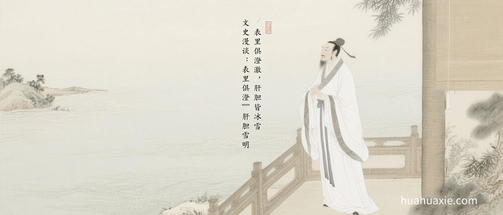 文史漫谈：表里俱澄　肝胆雪明