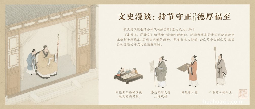 文史漫谈：持节守正　德厚福至