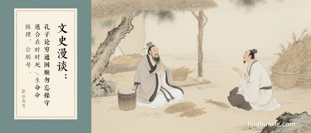 文史漫谈：孔子论穷通困顺勿忘操守