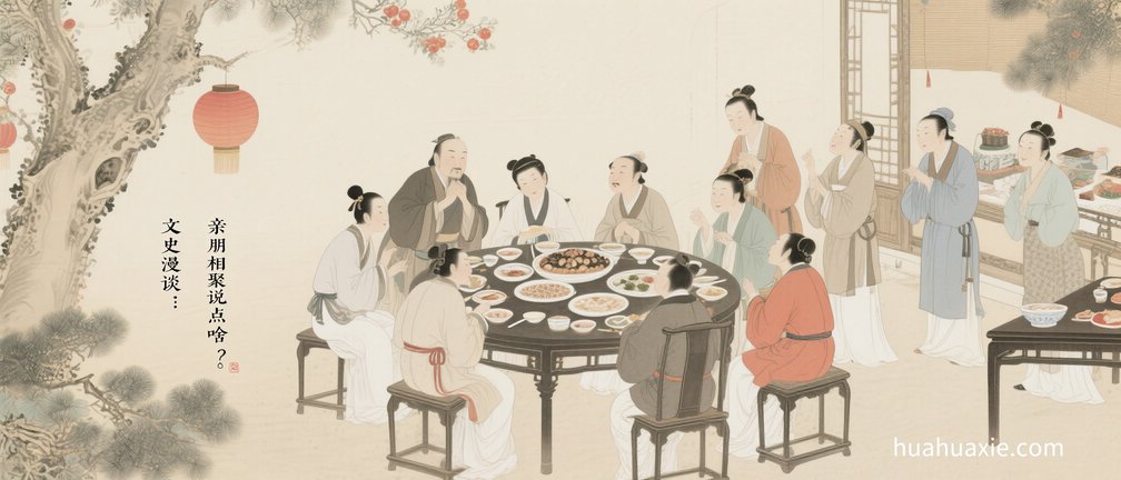 文史漫谈：亲朋相聚说点啥？