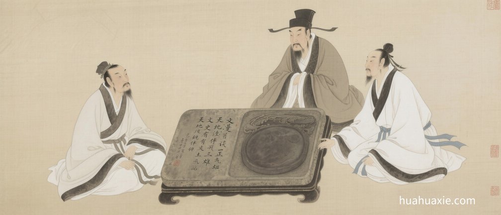 文史漫谈：天地有正气　一砚伴三雄