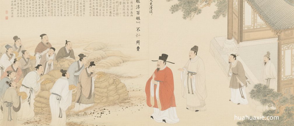 文史漫谈：赈济百姓　不计所费