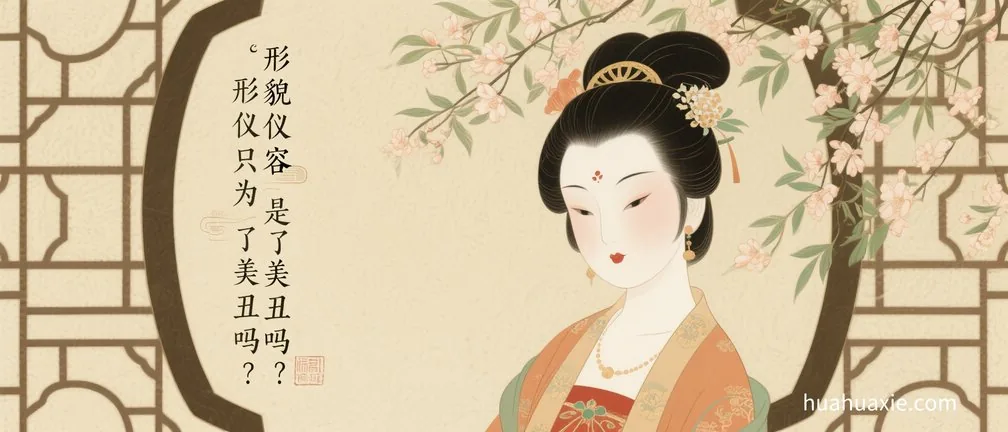 形貌仪容只是为了美丑吗？