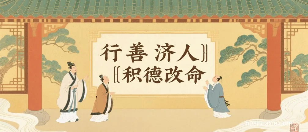 行善济人　积德改命