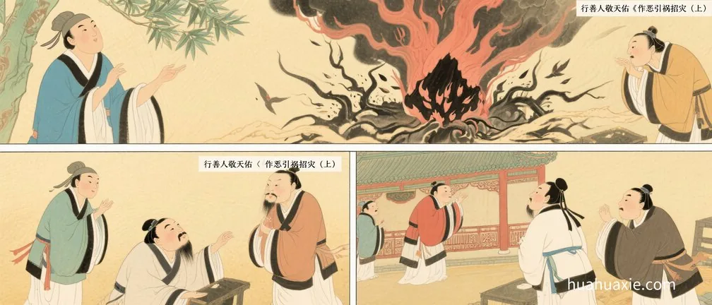 行善人敬天佑　作恶引祸招灾（上）