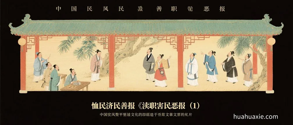 恤民济民善报　渎职害民恶报(1)