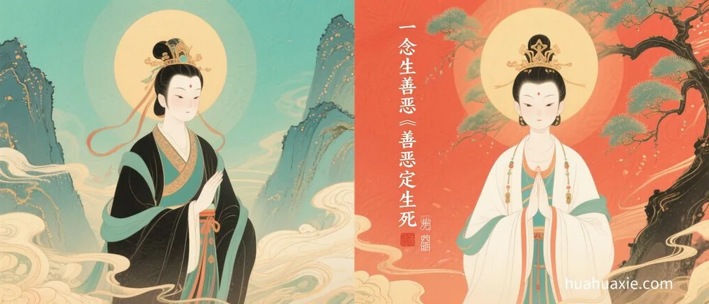 一念生善恶　善恶定生死