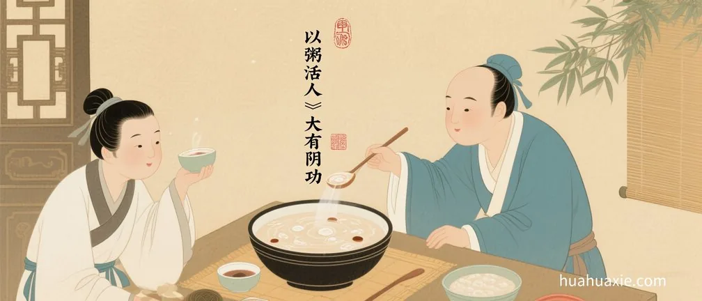 以粥活人　大有阴功