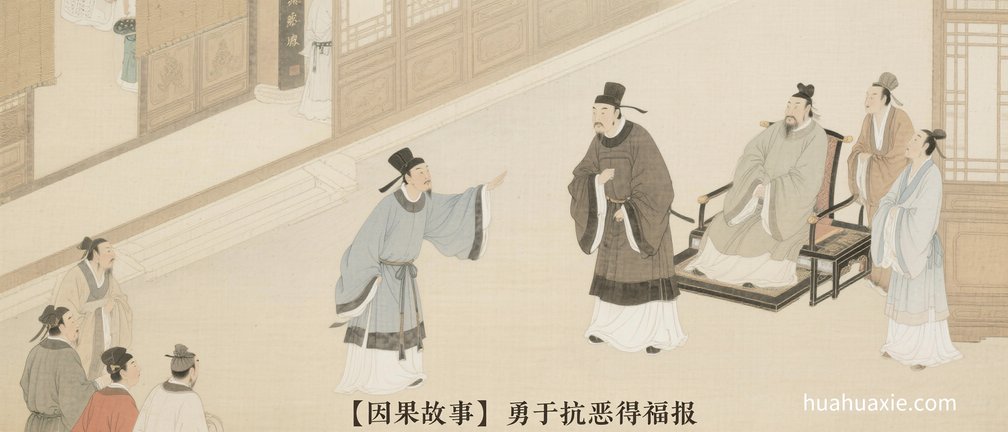 【因果故事】勇于抗恶得福报