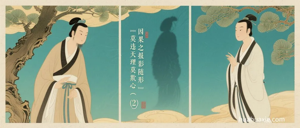 因果之报影随形　莫违天理莫欺心（2）