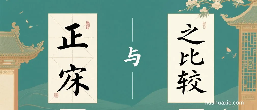 “正体字”与“简化字”之比较