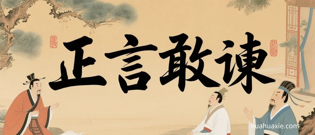 正言敢谏