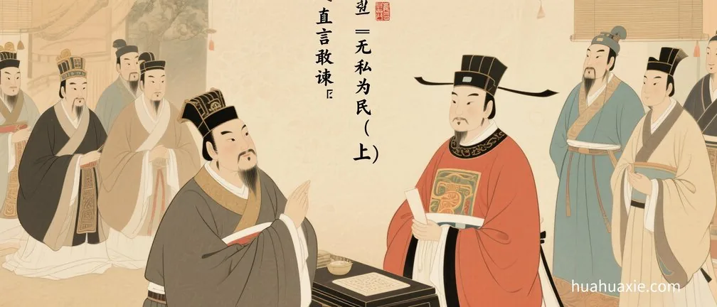 直言敢谏　无私为民（上）